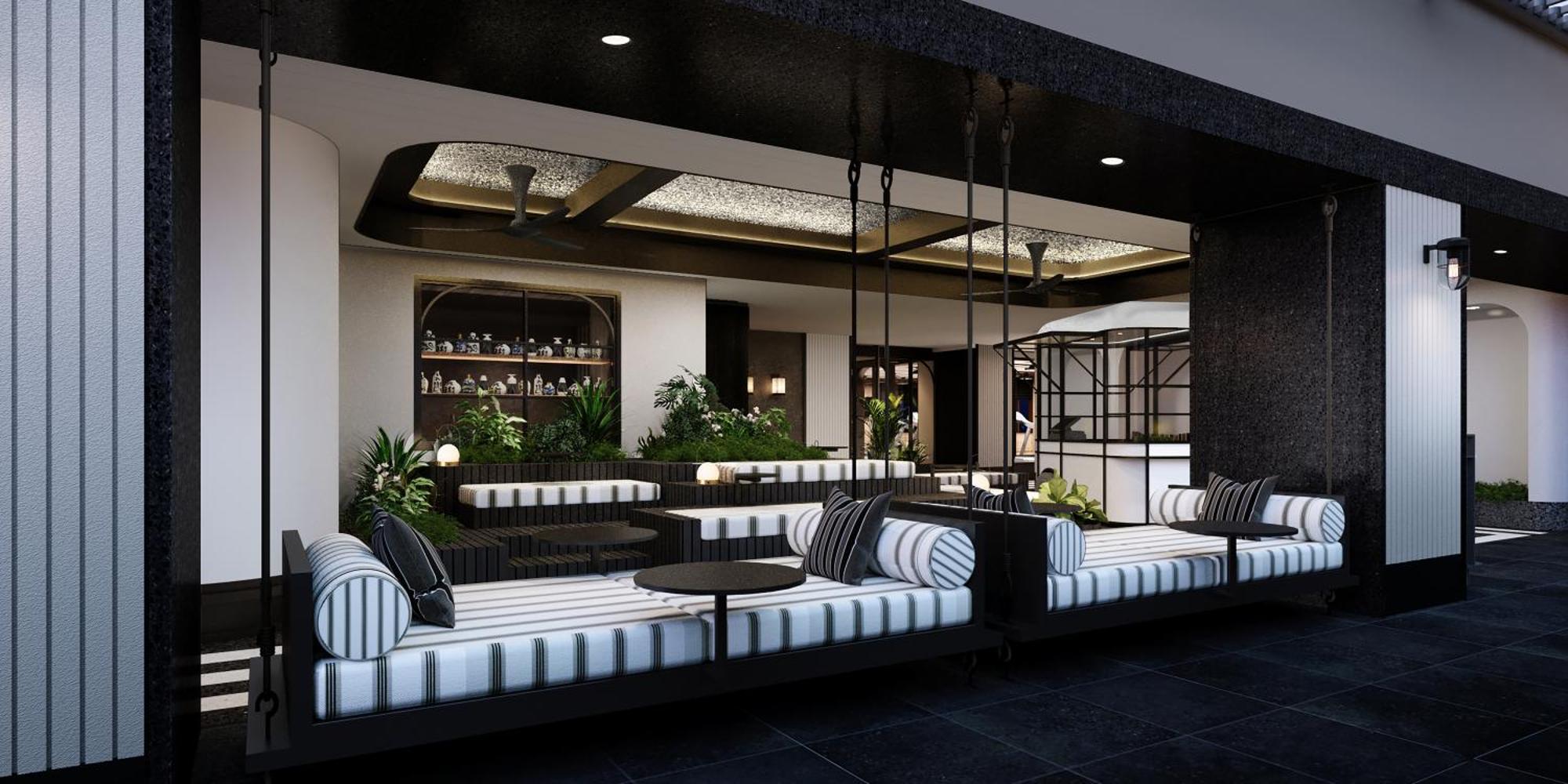 더 노탐 올 스위트 페낭 조지타운 외부 사진 The interior of the restaurant