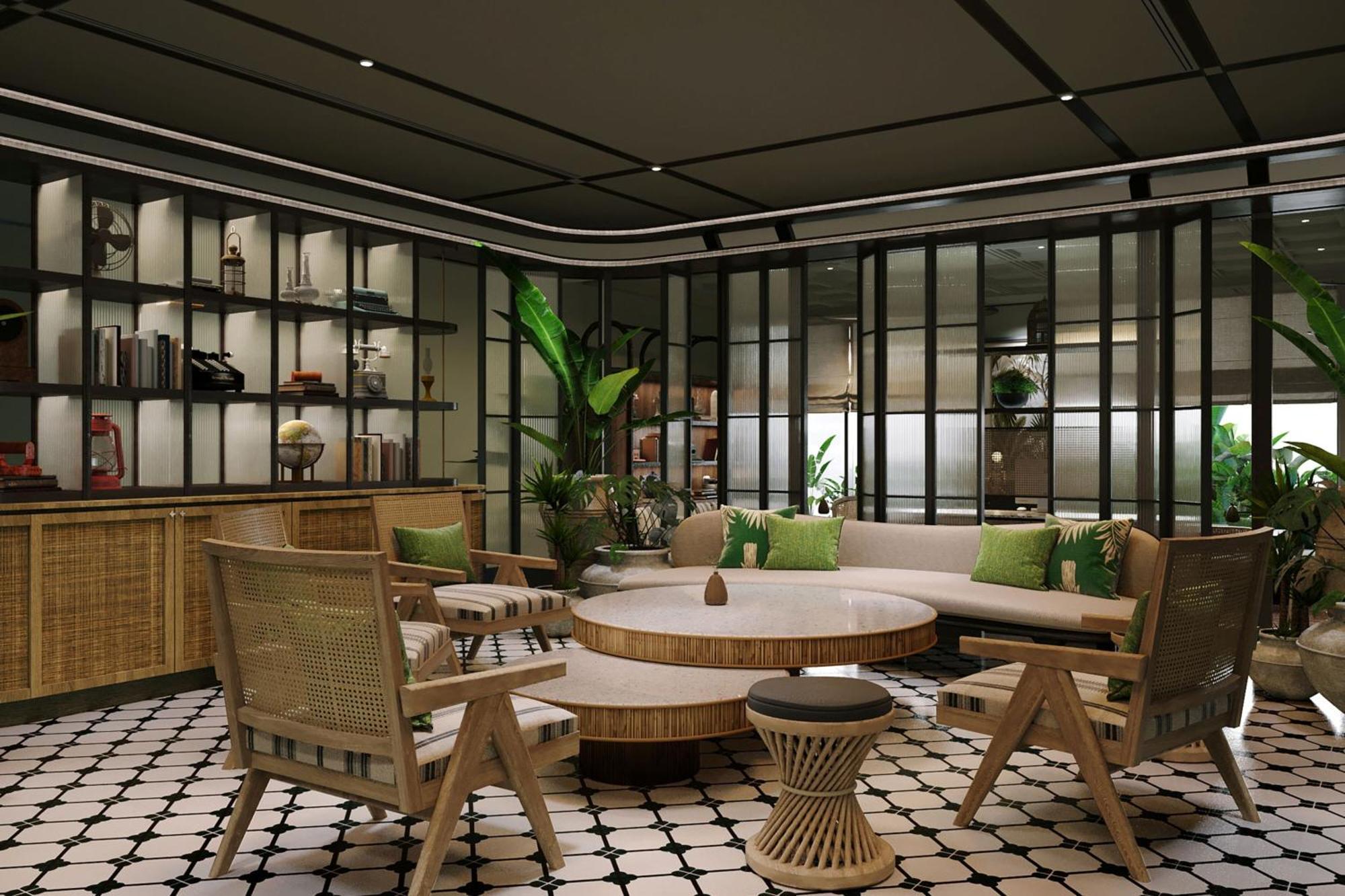 더 노탐 올 스위트 페낭 조지타운 외부 사진 The interior of the lounge