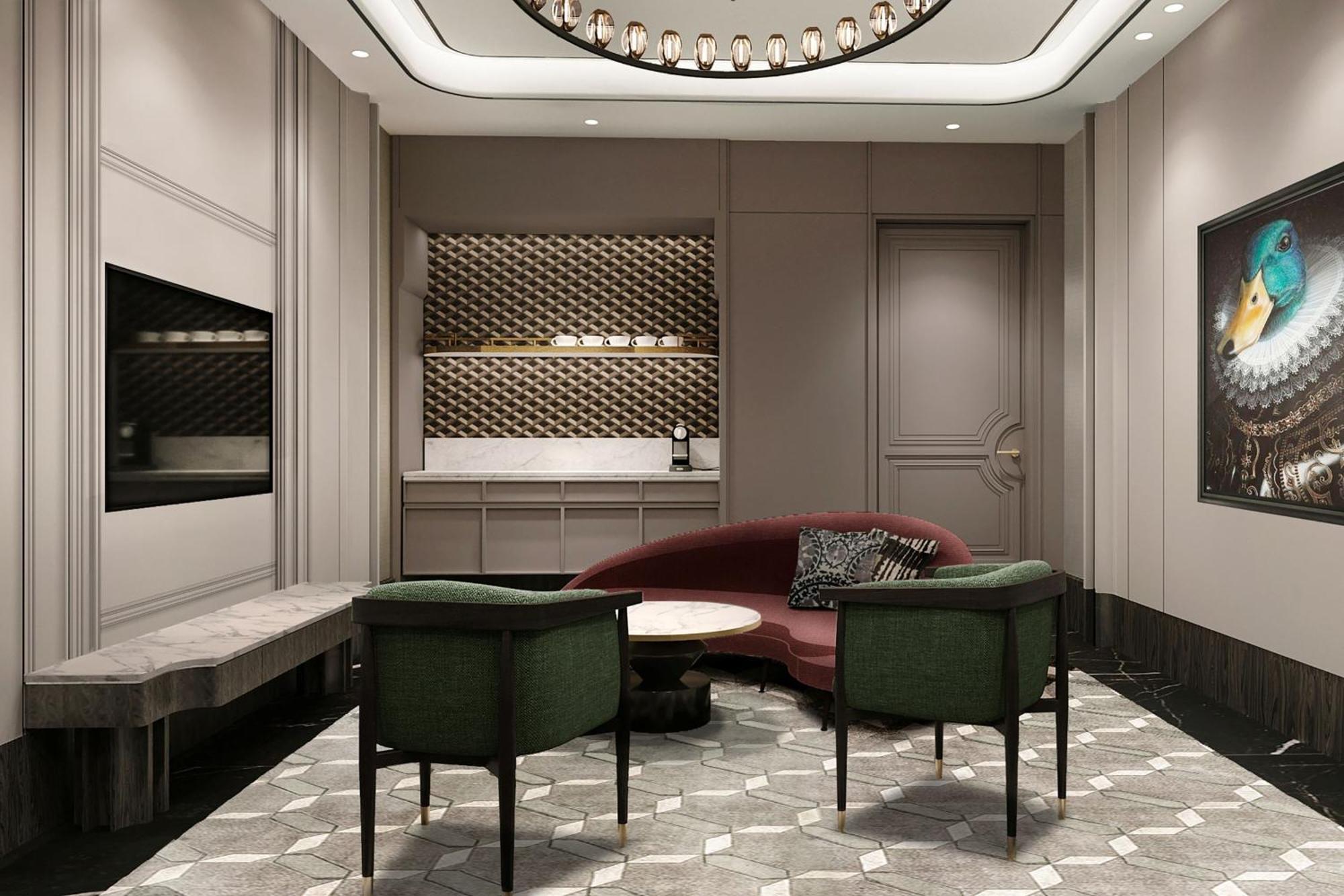 더 노탐 올 스위트 페낭 조지타운 외부 사진 The interior of the new lounge