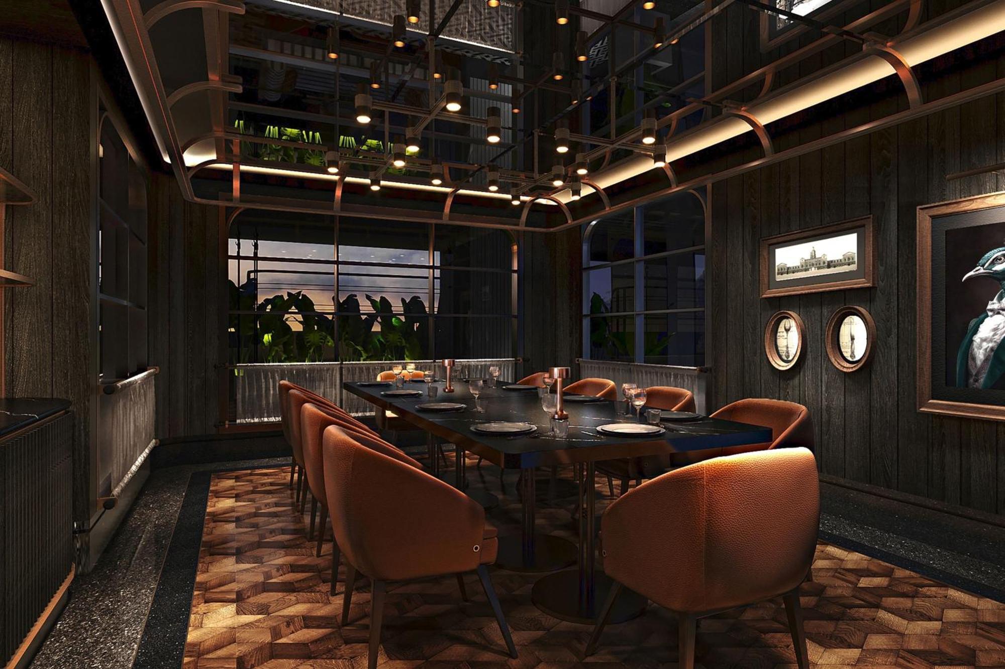 더 노탐 올 스위트 페낭 조지타운 외부 사진 The interior of the restaurant