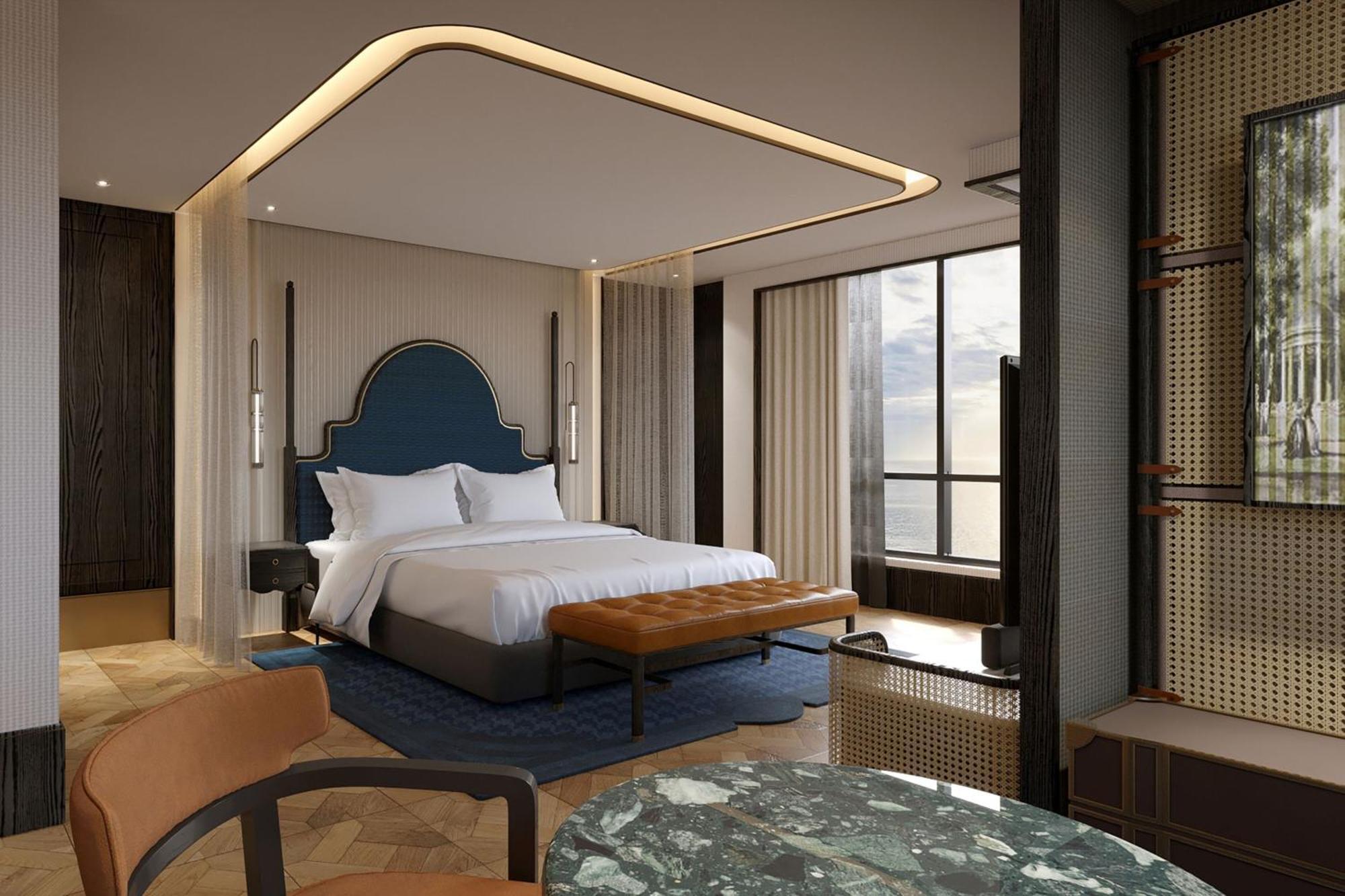 더 노탐 올 스위트 페낭 조지타운 외부 사진 A bedroom at the hotel