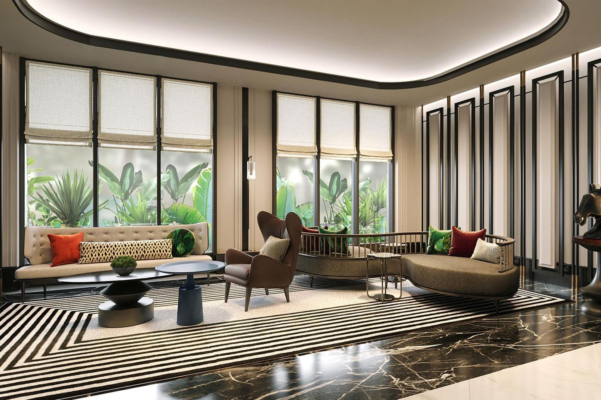 더 노탐 올 스위트 페낭 조지타운 외부 사진 The lobby of the hotel