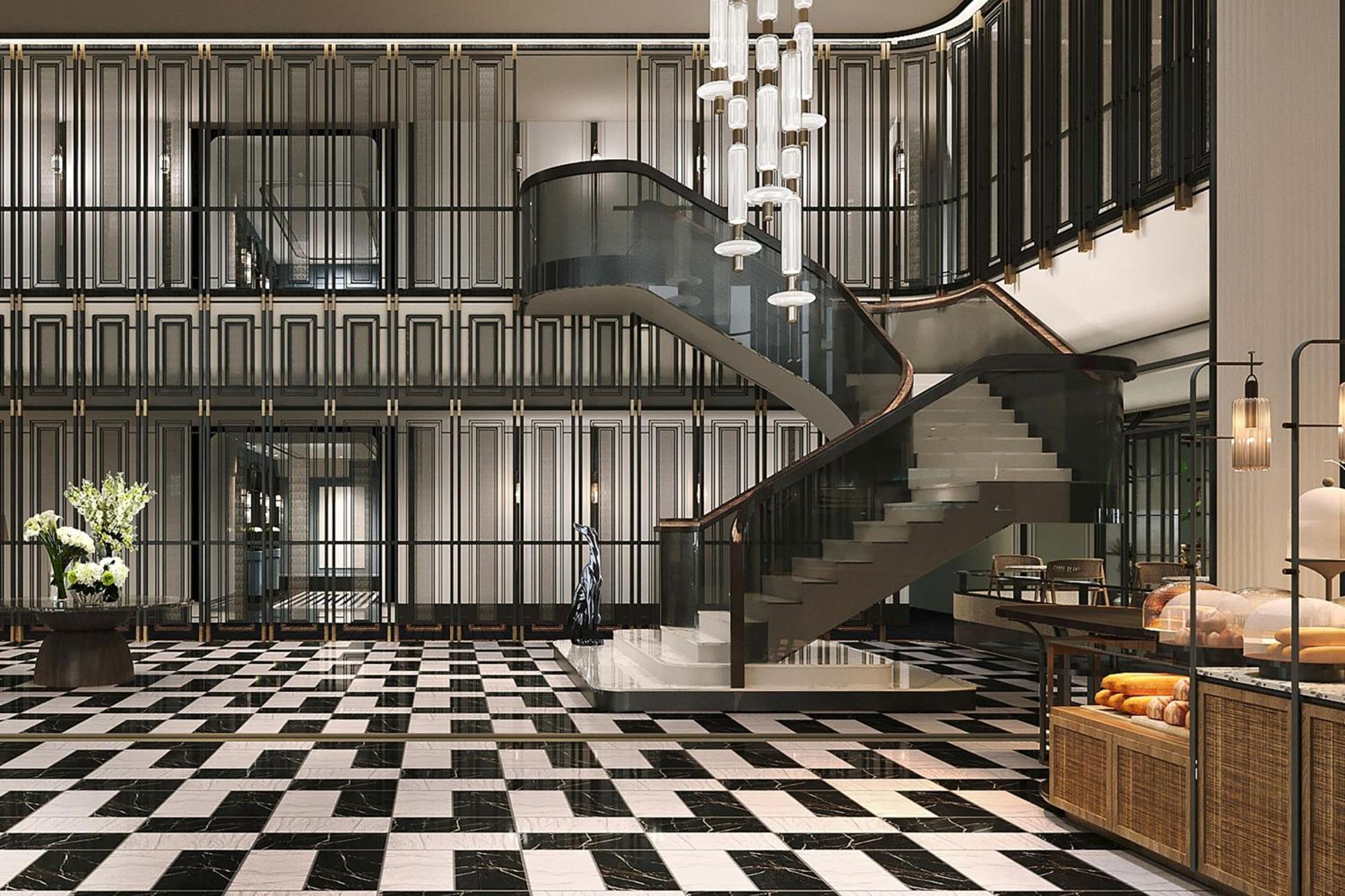 더 노탐 올 스위트 페낭 조지타운 외부 사진 The lobby of the hotel